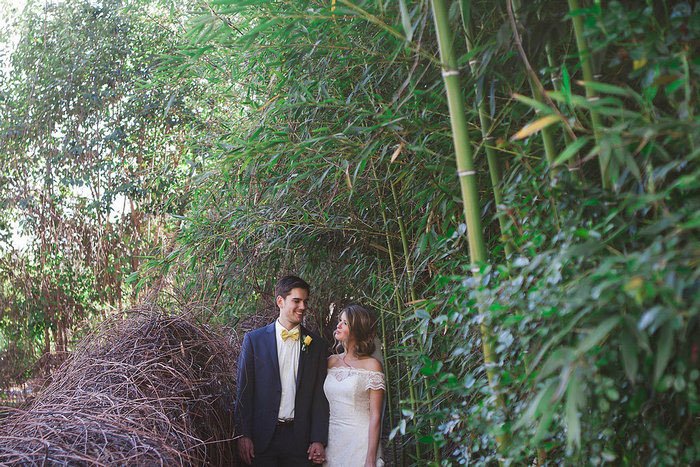 bride and groom portrait