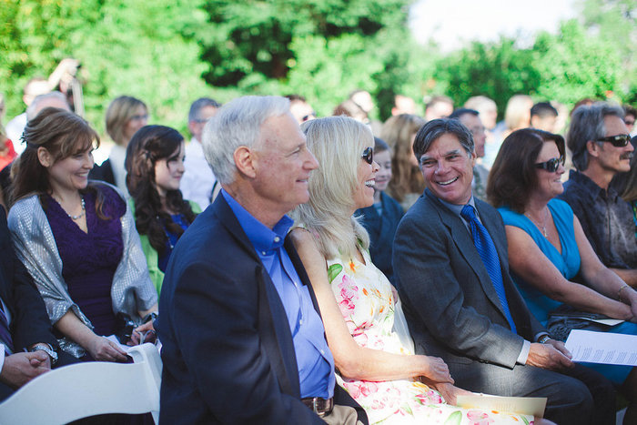 guests at wedding ceremony