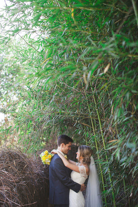 bride and groom portrait