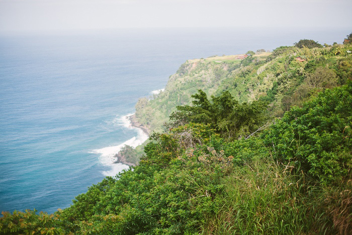 Hawaii cliff view