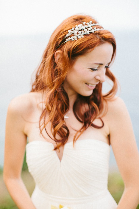 red headed bride