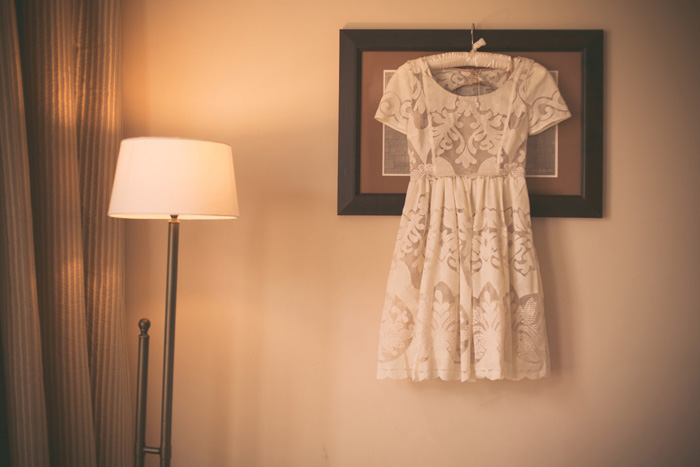 short lace elopement dress