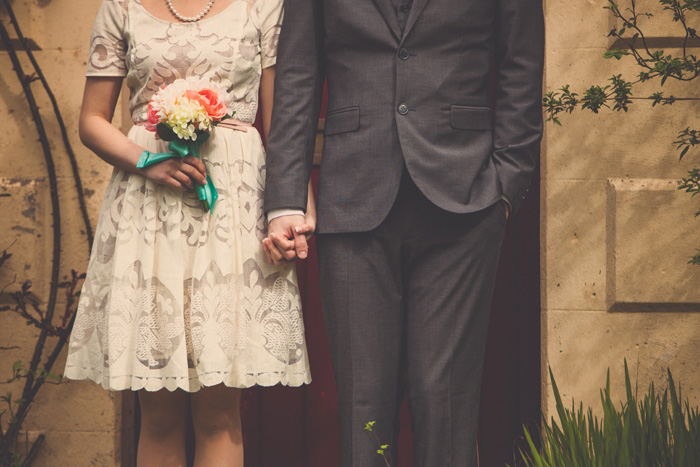 headless wedding portrait