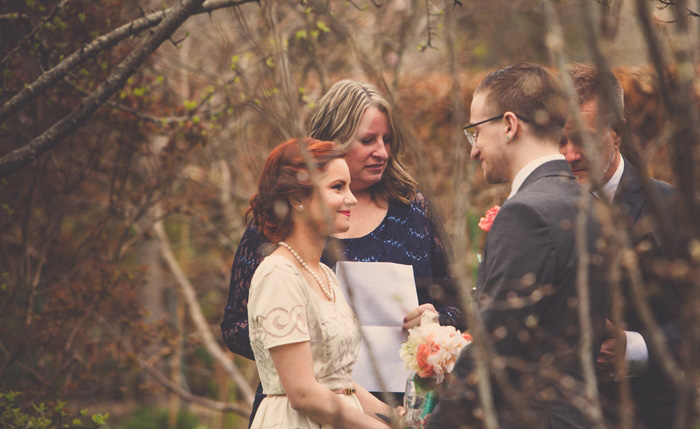 countryside elopement ceremony