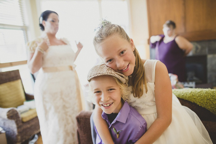 flower girl and ring bearer