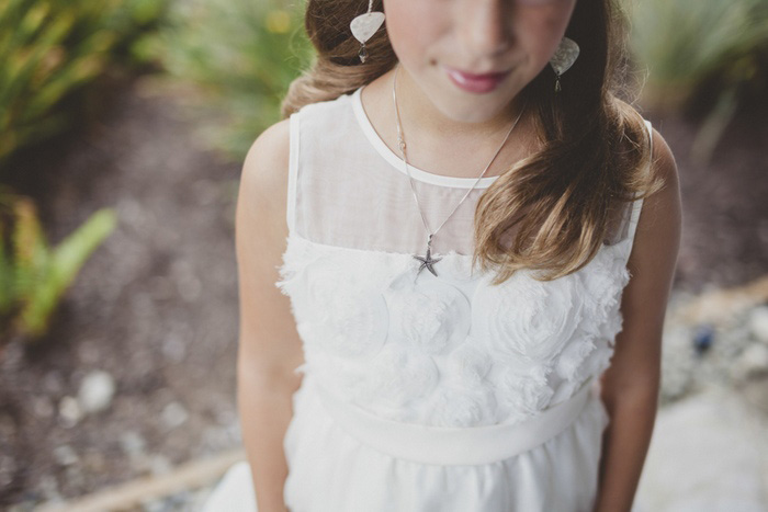 flower girl in white dress