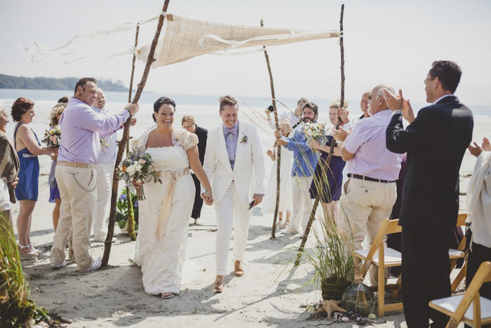 beach wedding recessional