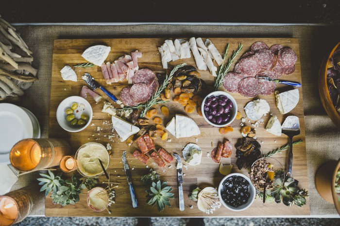 wedding charcuterie plate