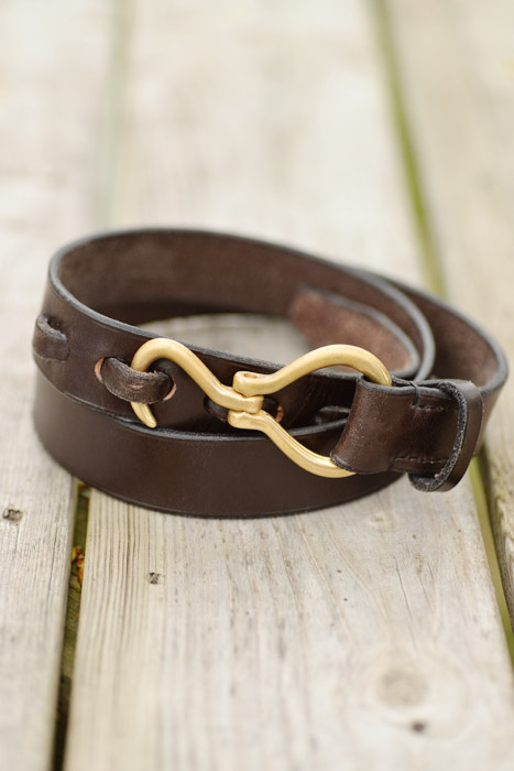 wiley leather belt