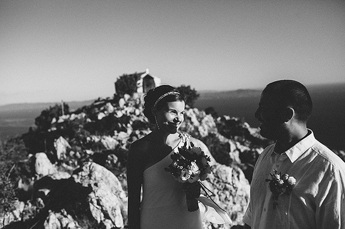 hillside croatian wedding ceremony