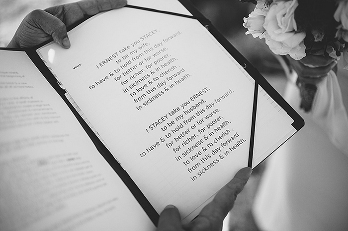 elopement vows