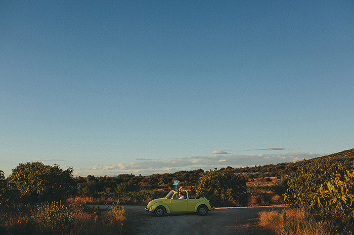 driving through croatian countryside