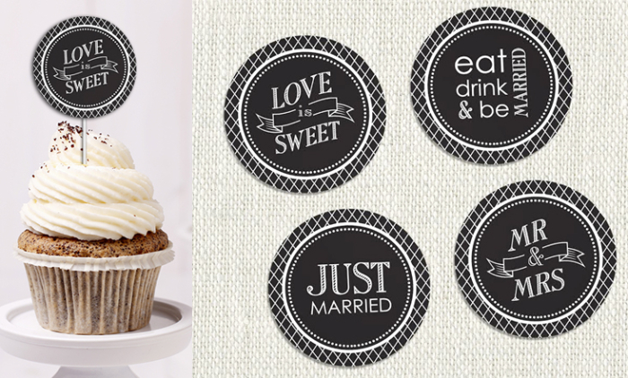 free cupcake label