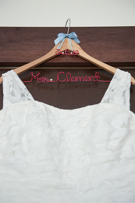 personalized bridal hanger