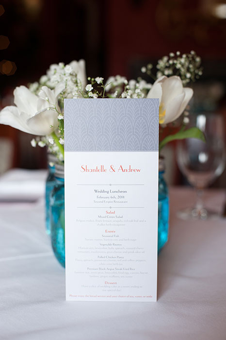 wedding menu