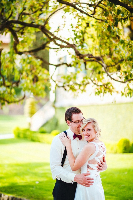 italian brida and groom portrait