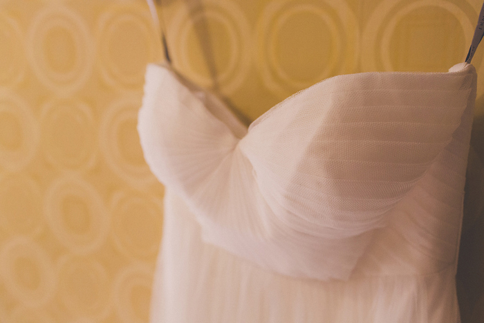wedding dress bust detail