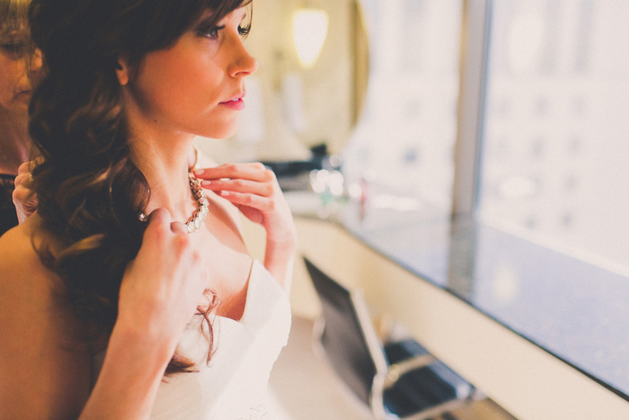 bride getting ready