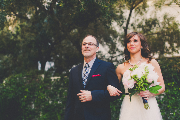 bride walking down aisle