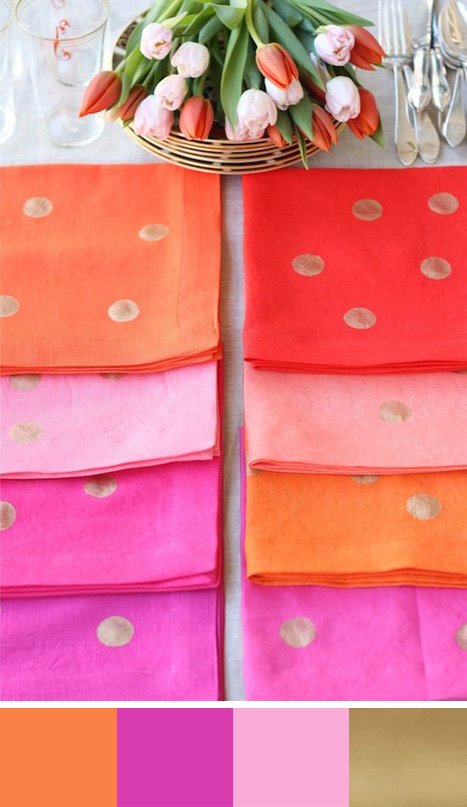 celosia orange color palette