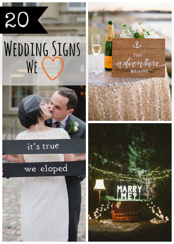 wedding signs gd