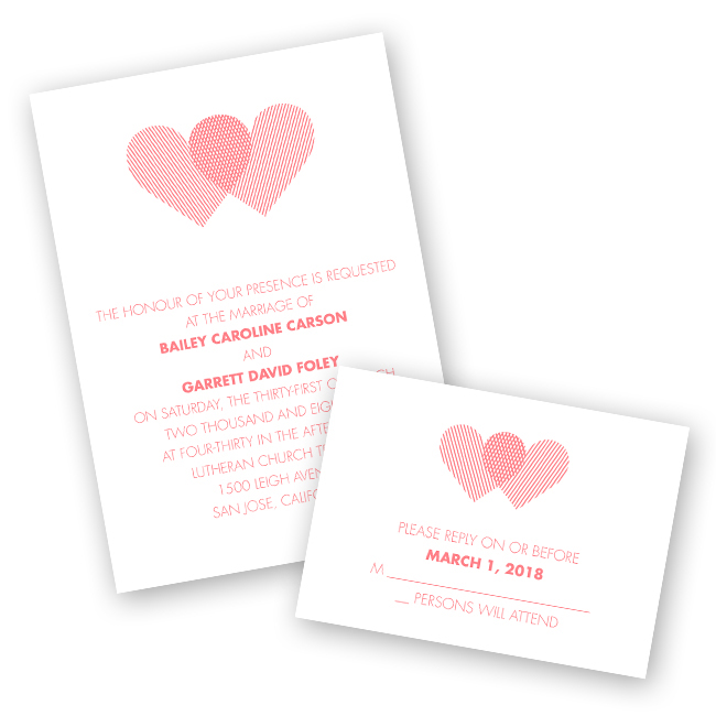 Ann's Bridal Bargains Wedding Invitation