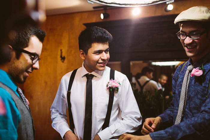 groom getting ready