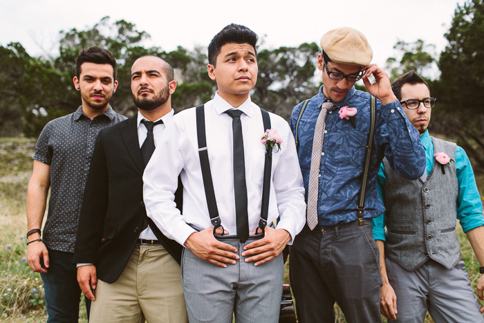 groom and groomsmen portrait