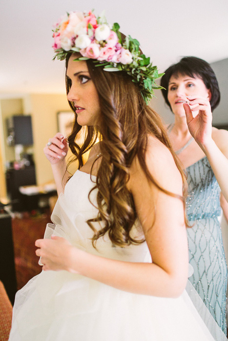 bride getting ready