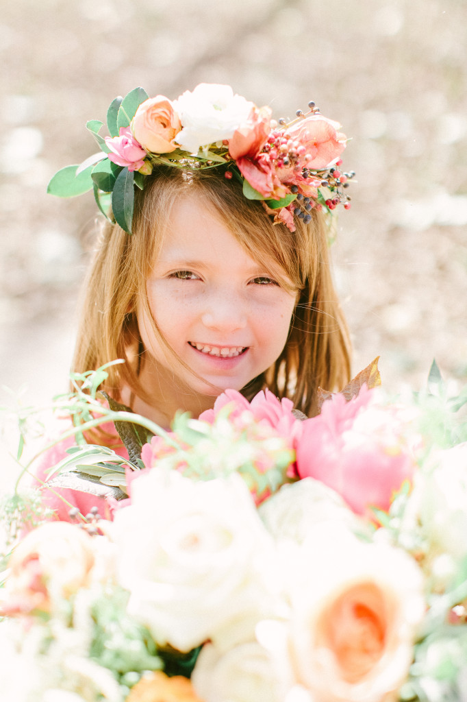 flower girl halo