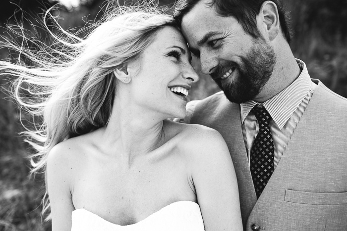 bride and groom portrait