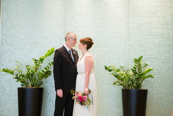 bride and groom portrait