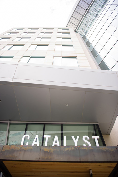 Catalyst restaurant sign