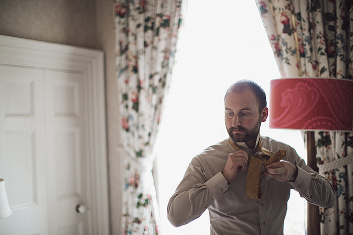 groom getting ready