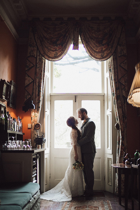 Irish Inn weding portrait