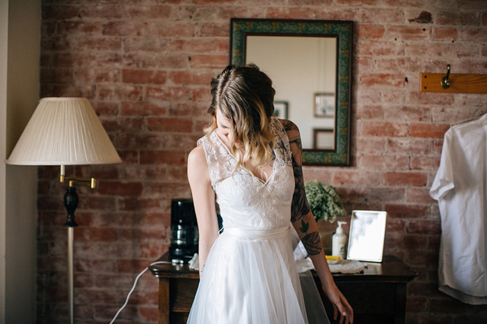 bride getting ready