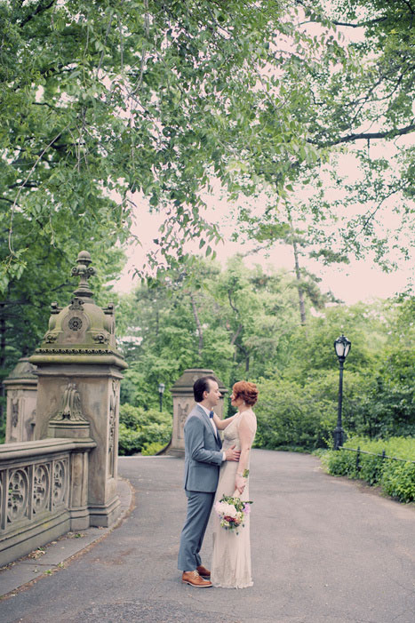 wedding portrait in Central Park