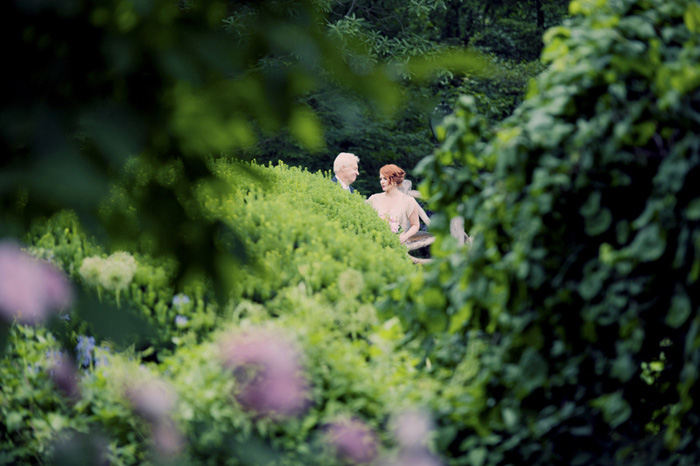 Bride with her father