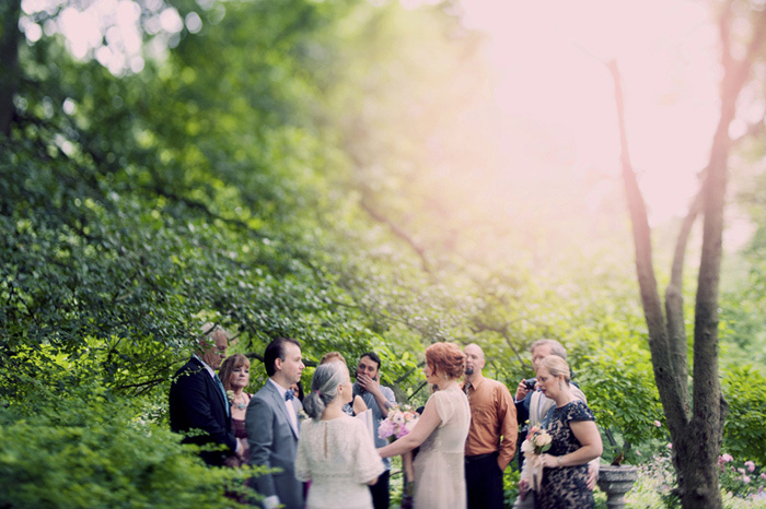 wedding ceremony in Central Park