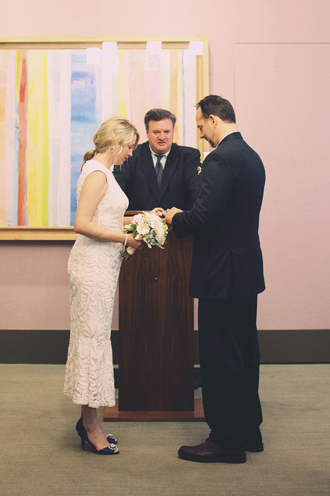 City Hall wedding ceremony