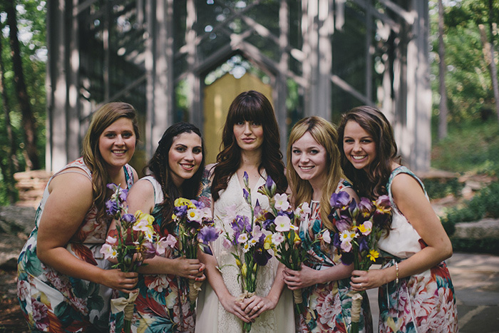 bridal party portrait