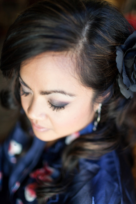 bride getting ready