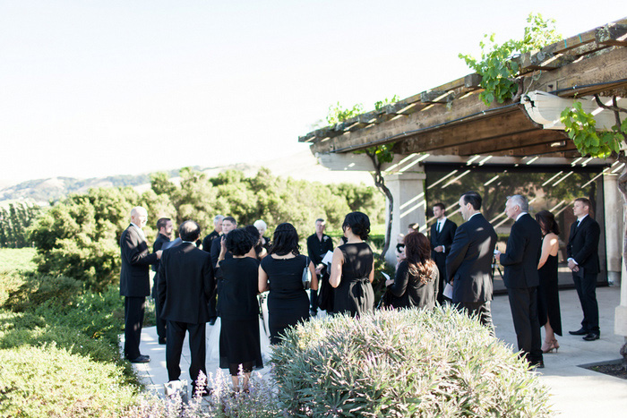 vineyard wedding ceremony