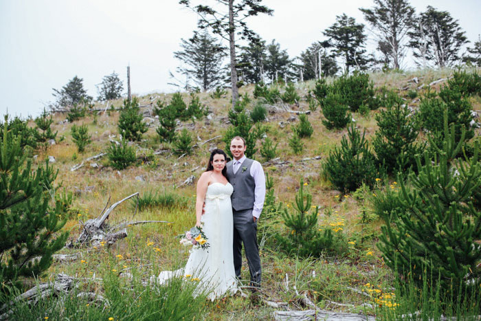 bride and groom portrait