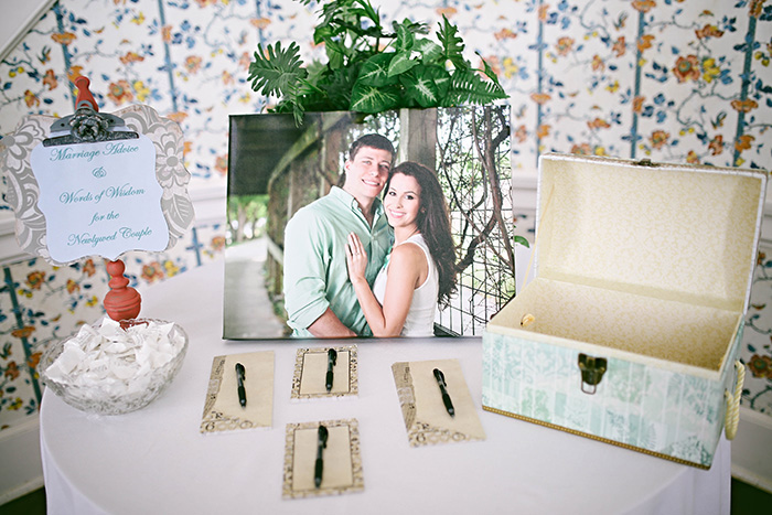 wedding card table