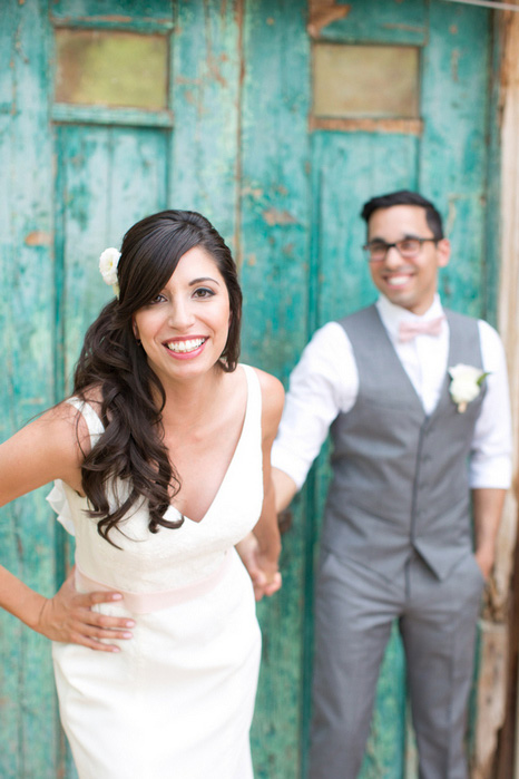 bride and groom portrait