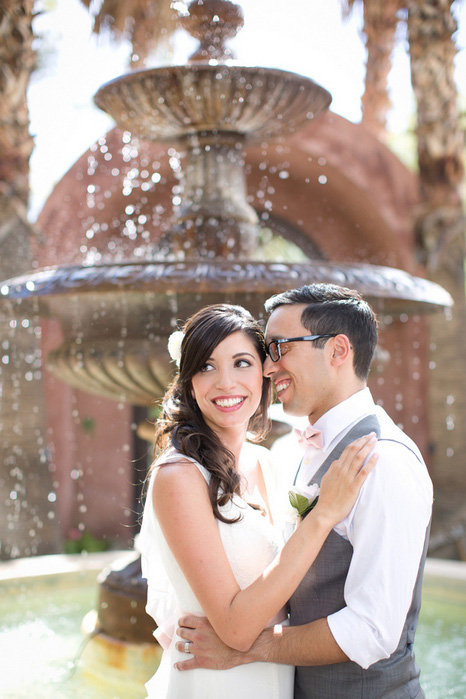 bride and groom portrait