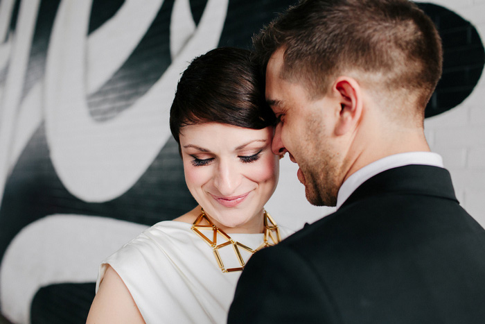 bride and groom portrait