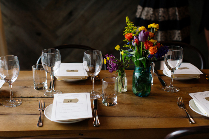 wedding table setting