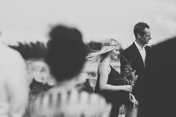 bride and groom at wedding ceremony